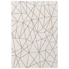 Carpete Bohemian Geometrico Natural Cinzento 133x190